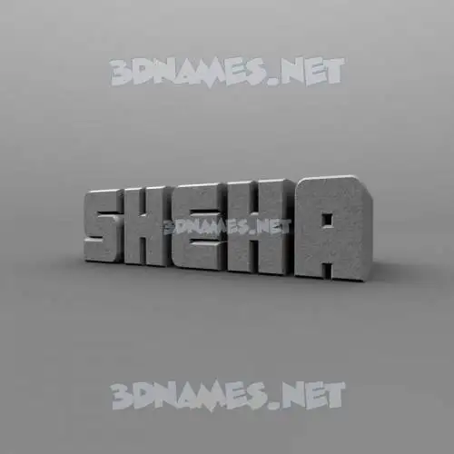 sheka in Solid Grey style - 3D name wallpaper sheka in Solid Grey style - 3D name wallpaper