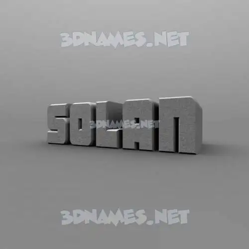 solan in Solid Grey style - 3D name wallpaper solan in Solid Grey style - 3D name wallpaper