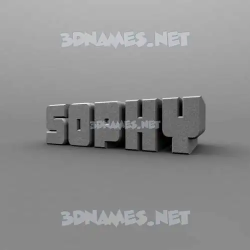 sophy in Solid Grey style - 3D name wallpaper sophy in Solid Grey style - 3D name wallpaper