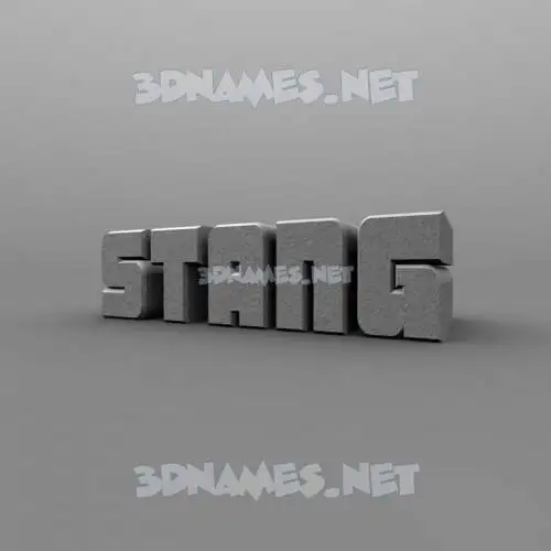 stang in Solid Grey style - 3D name wallpaper stang in Solid Grey style - 3D name wallpaper