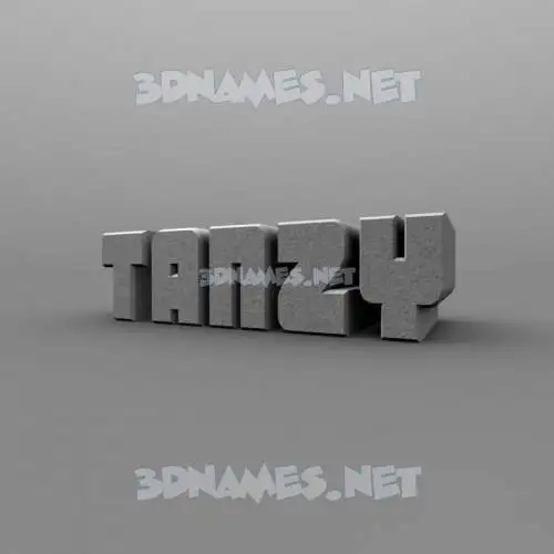 tanzy in Solid Grey style - 3D name wallpaper tanzy in Solid Grey style - 3D name wallpaper