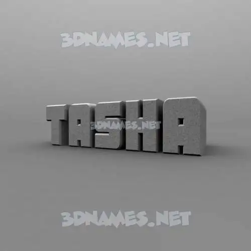 tasha in Solid Grey style - 3D name wallpaper tasha in Solid Grey style - 3D name wallpaper