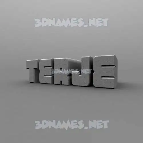 terje in Solid Grey style - 3D name wallpaper