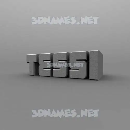 tessi in Solid Grey style - 3D name wallpaper tessi in Solid Grey style - 3D name wallpaper