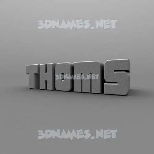 thoms in Solid Grey style - 3D name wallpaper thoms in Solid Grey style - 3D name wallpaper