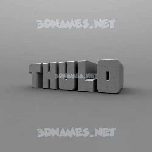thulo in Solid Grey style - 3D name wallpaper thulo in Solid Grey style - 3D name wallpaper