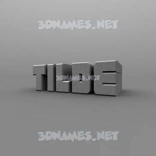 tilde in Solid Grey style - 3D name wallpaper tilde in Solid Grey style - 3D name wallpaper