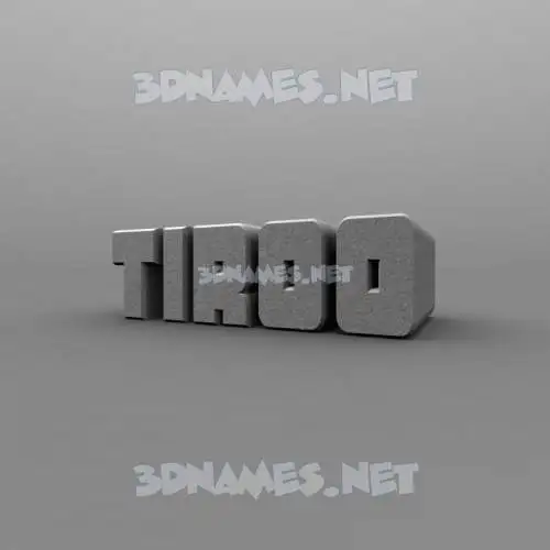 tiroo in Solid Grey style - 3D name wallpaper tiroo in Solid Grey style - 3D name wallpaper