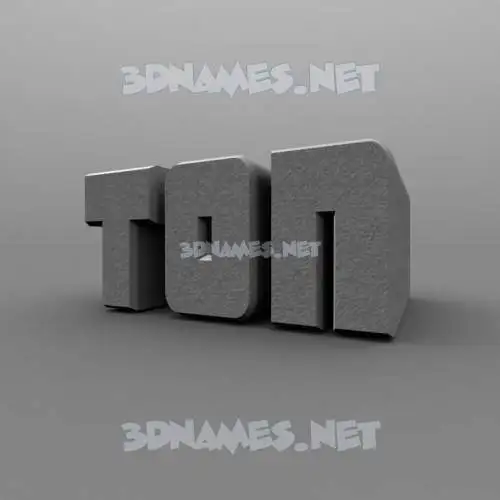ton in Solid Grey style - 3D name wallpaper ton in Solid Grey style - 3D name wallpaper