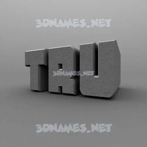 tru in Solid Grey style - 3D name wallpaper