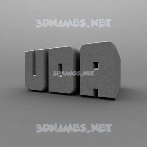 uda in Solid Grey style - 3D name wallpaper uda in Solid Grey style - 3D name wallpaper