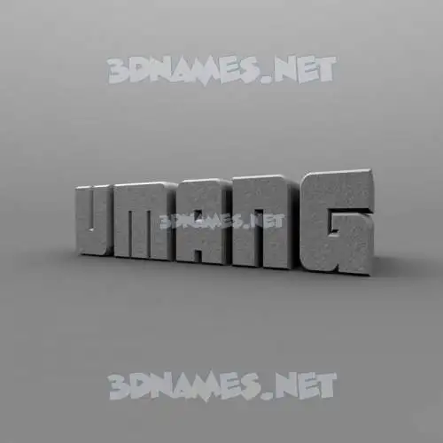 umang in Solid Grey style - 3D name wallpaper