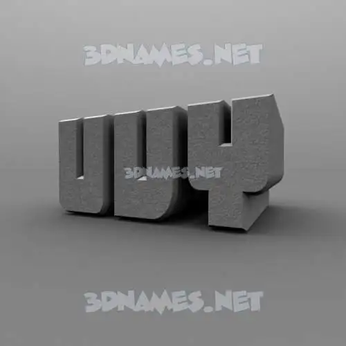 uvy in Solid Grey style - 3D name wallpaper uvy in Solid Grey style - 3D name wallpaper