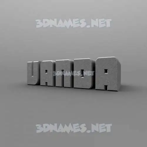 vanda in Solid Grey style - 3D name wallpaper vanda in Solid Grey style - 3D name wallpaper