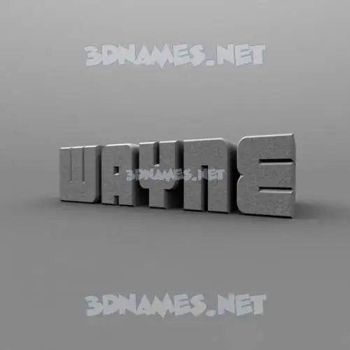 wayne in Solid Grey style - 3D name wallpaper wayne in Solid Grey style - 3D name wallpaper