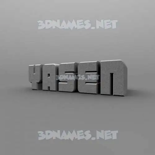 yasen in Solid Grey style - 3D name wallpaper yasen in Solid Grey style - 3D name wallpaper