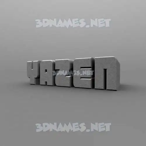 yazen in Solid Grey style - 3D name wallpaper yazen in Solid Grey style - 3D name wallpaper