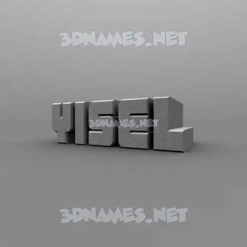 yisel in Solid Grey style - 3D name wallpaper yisel in Solid Grey style - 3D name wallpaper