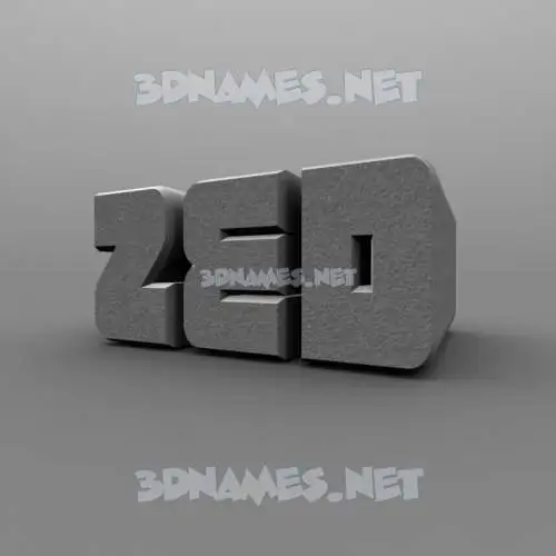 zed in Solid Grey style - 3D name wallpaper