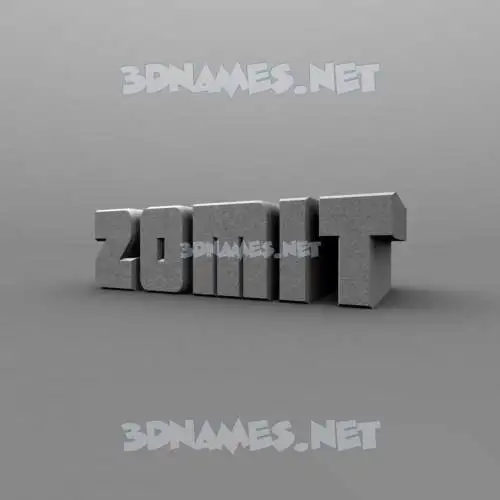 zomit in Solid Grey style - 3D name wallpaper zomit in Solid Grey style - 3D name wallpaper