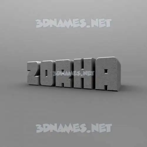 zorha in Solid Grey style - 3D name wallpaper zorha in Solid Grey style - 3D name wallpaper