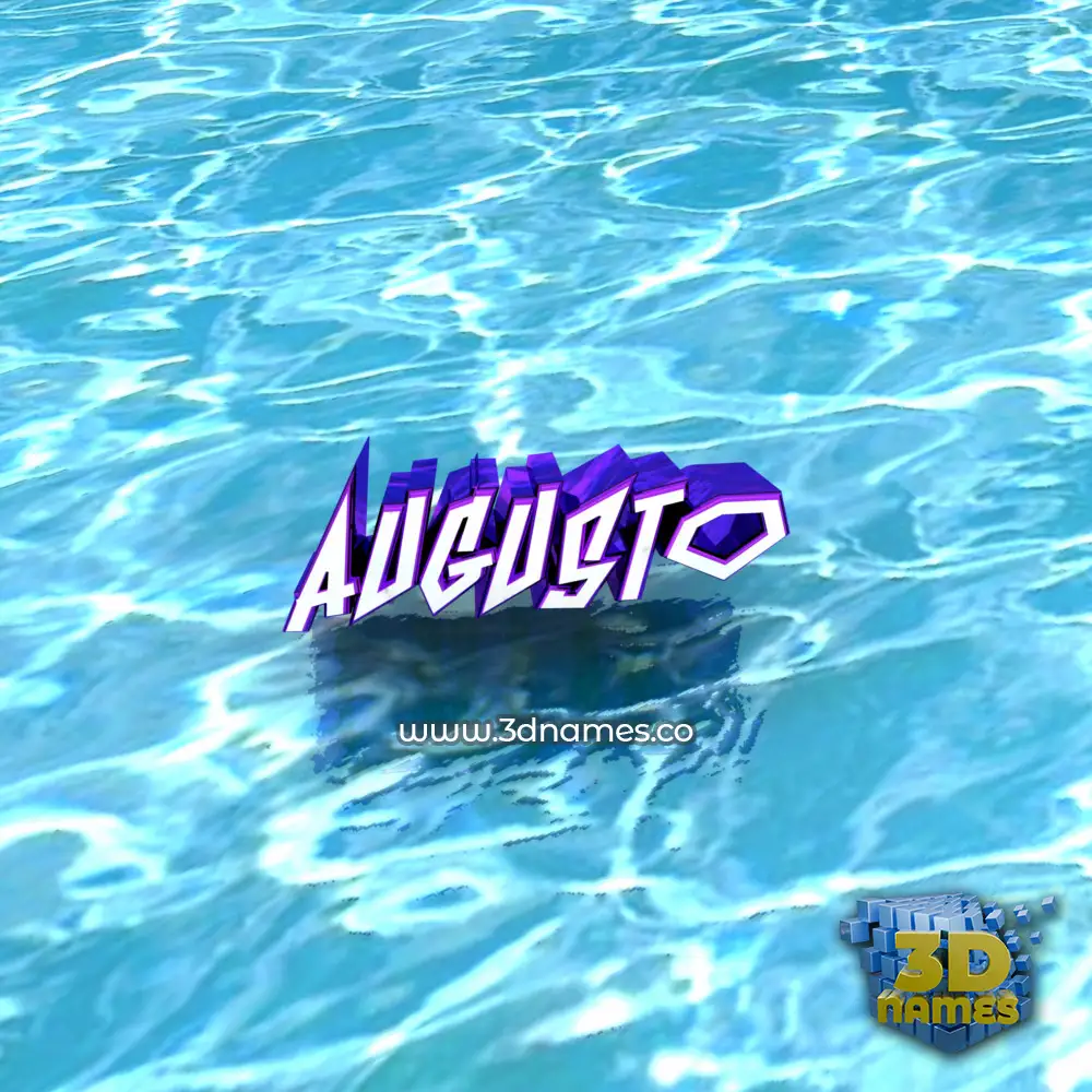 augusto in Water style - 3D name wallpaper augusto in Water style - 3D name wallpaper
