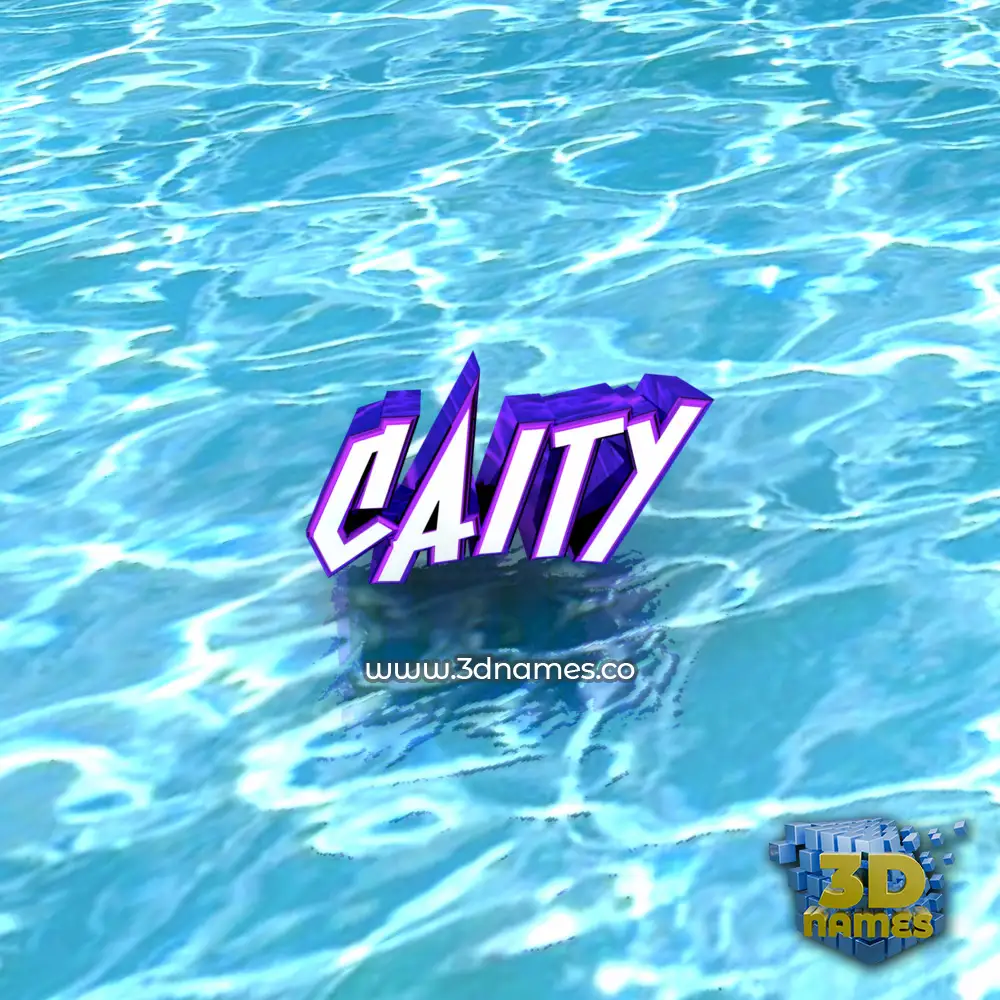 caity in Water style - 3D name wallpaper caity in Water style - 3D name wallpaper
