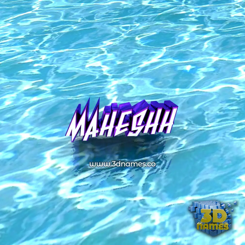 maheshh in Water style - 3D name wallpaper maheshh in Water style - 3D name wallpaper