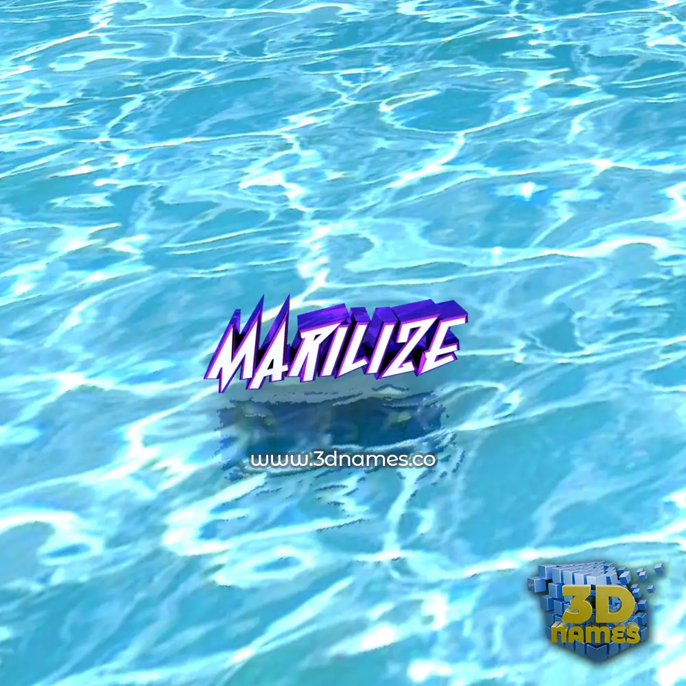 marilize in Water style - 3D name wallpaper marilize in Water style - 3D name wallpaper