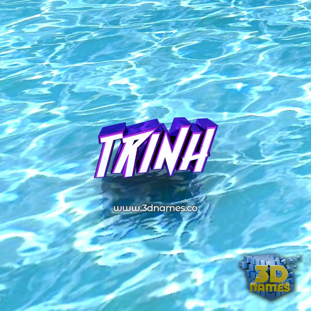 trinh in Water style - 3D name wallpaper trinh in Water style - 3D name wallpaper