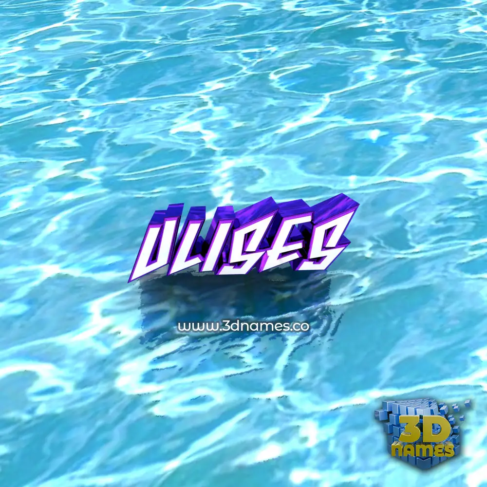 ulises in Water style - 3D name wallpaper ulises in Water style - 3D name wallpaper
