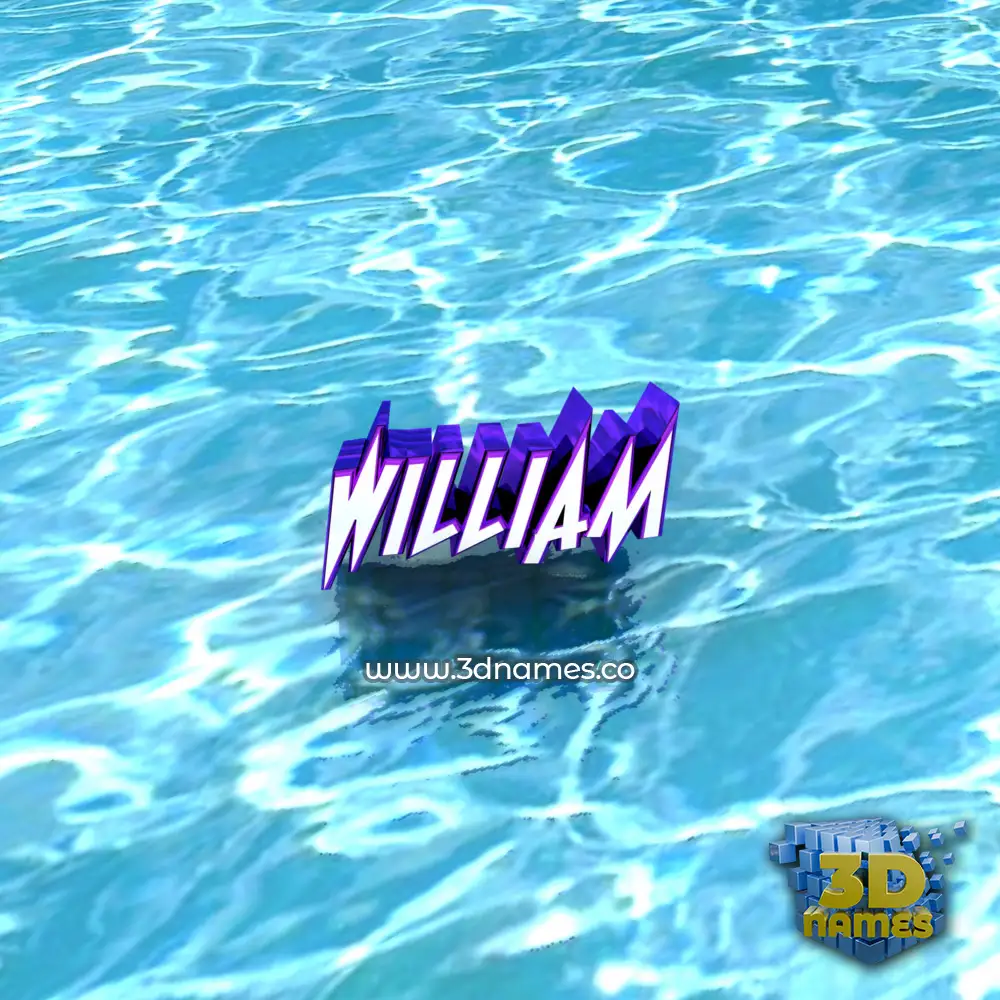 william in Water style - 3D name wallpaper william in Water style - 3D name wallpaper