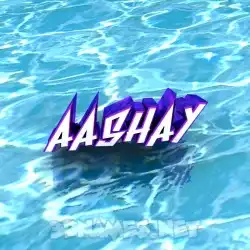 aashay in Water style - 3D name wallpaper