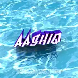 aashiq in Water style - 3D name wallpaper