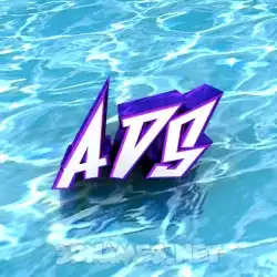 ads in Water style - 3D name wallpaper