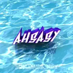 ahsasy in Water style - 3D name wallpaper