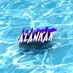 alankar in Water style - 3D name wallpaper