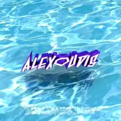 alexoudis in Water style - 3D name wallpaper