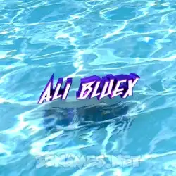 ali bluex in Water style - 3D name wallpaper