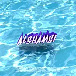 alshamsi in Water style - 3D name wallpaper
