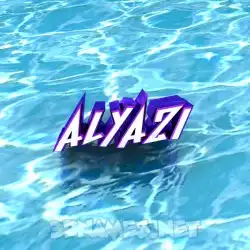 alyazi in Water style - 3D name wallpaper