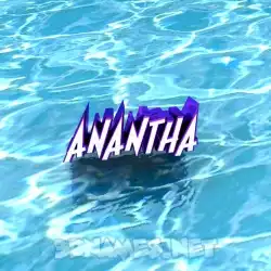 anantha in Water style - 3D name wallpaper