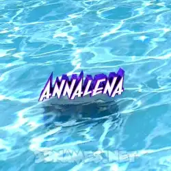 annalena in Water style - 3D name wallpaper