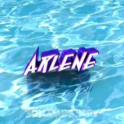 arlene in Water style - 3D name wallpaper