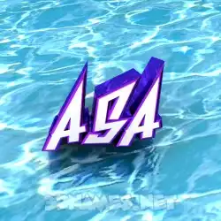 asa in Water style - 3D name wallpaper