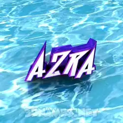 azra in Water style - 3D name wallpaper