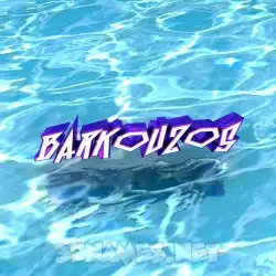 barkouzos in Water style - 3D name wallpaper