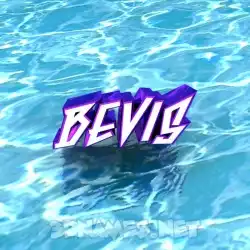 bevis in Water style - 3D name wallpaper