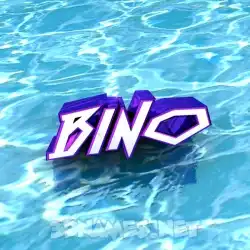 bino in Water style - 3D name wallpaper