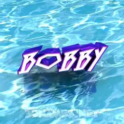 bobby in Water style - 3D name wallpaper